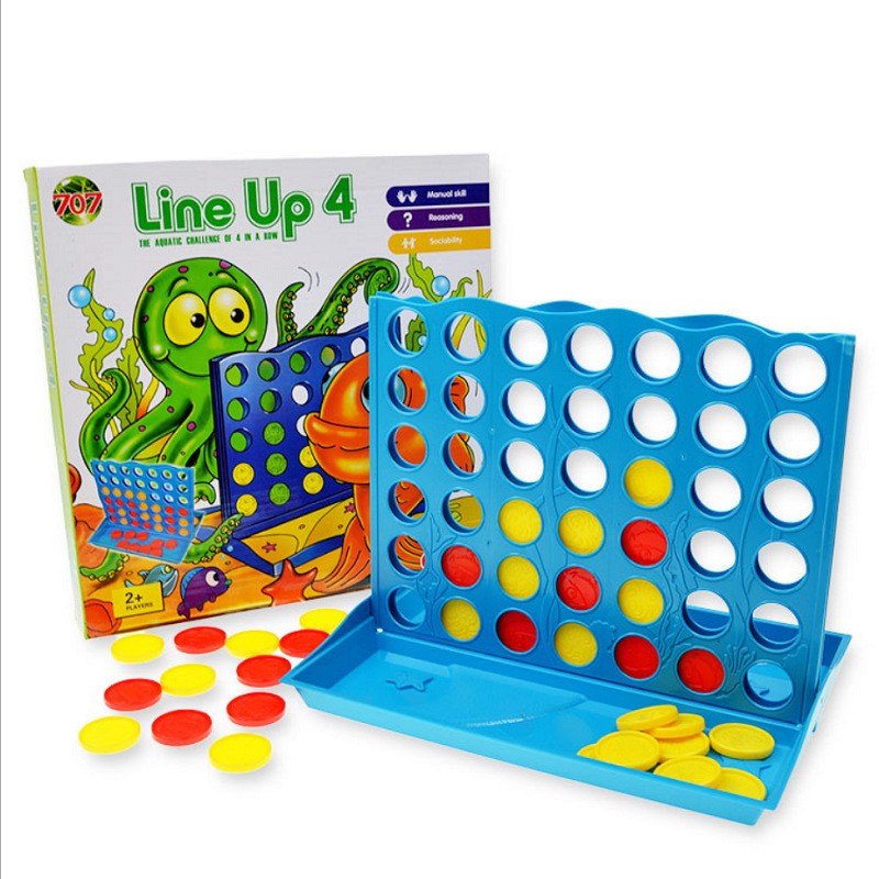 Board Game With Questions - เกมกระดาน 3D สี่แถวสำหรับเด็ก ของเล่นบนโต๊ะที่ช่วยเสริมสร้างความสัมพันธ์ระหว่างพ่อแม่และลูก ของเล่นเสริมสร้างความสนุกสนานในครอบครัว ของขวัญเพื่อการเรียนรู้สำหรับเด็กอายุ