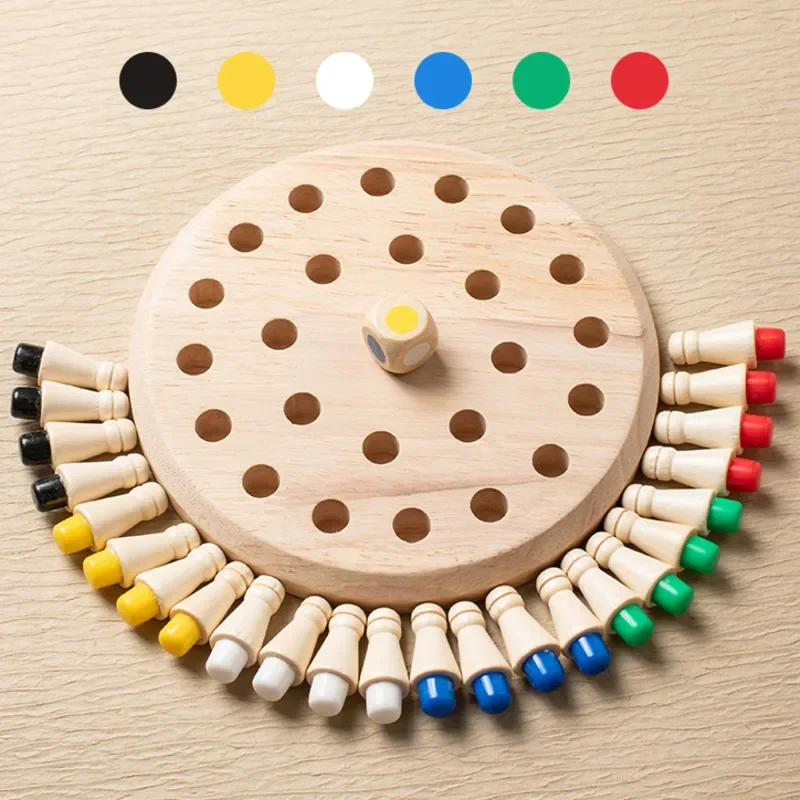 Board Game With Questions - เกมจับคู่ไม้ 1 ชิ้น ของเล่นเสริมพัฒนาการ ฝึกทักษะการคิดแบบมอนเตสซอรี่ ของเล่นเสริมสร้างสติปัญญา
