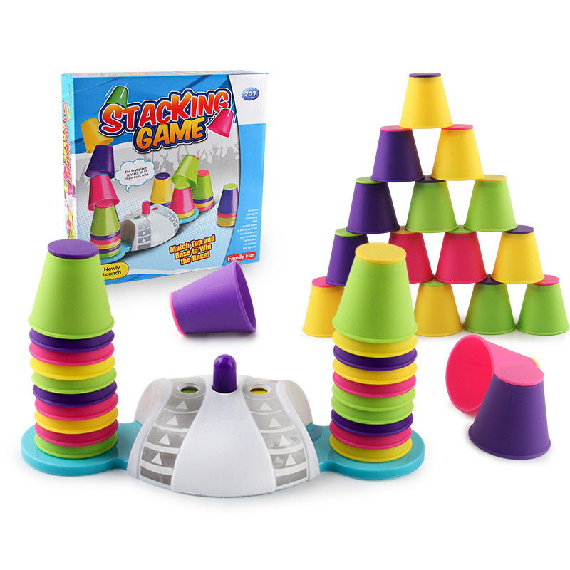 Board Game Master - เซ็ตของเล่นกีฬาเกมแบบมีสายแก้วพับได้สำหรับครอบครัวกระดานฝึกตรรกะสูงเกมฝึกแบบจัดการแข่งขันความเร็วด้วยมือ