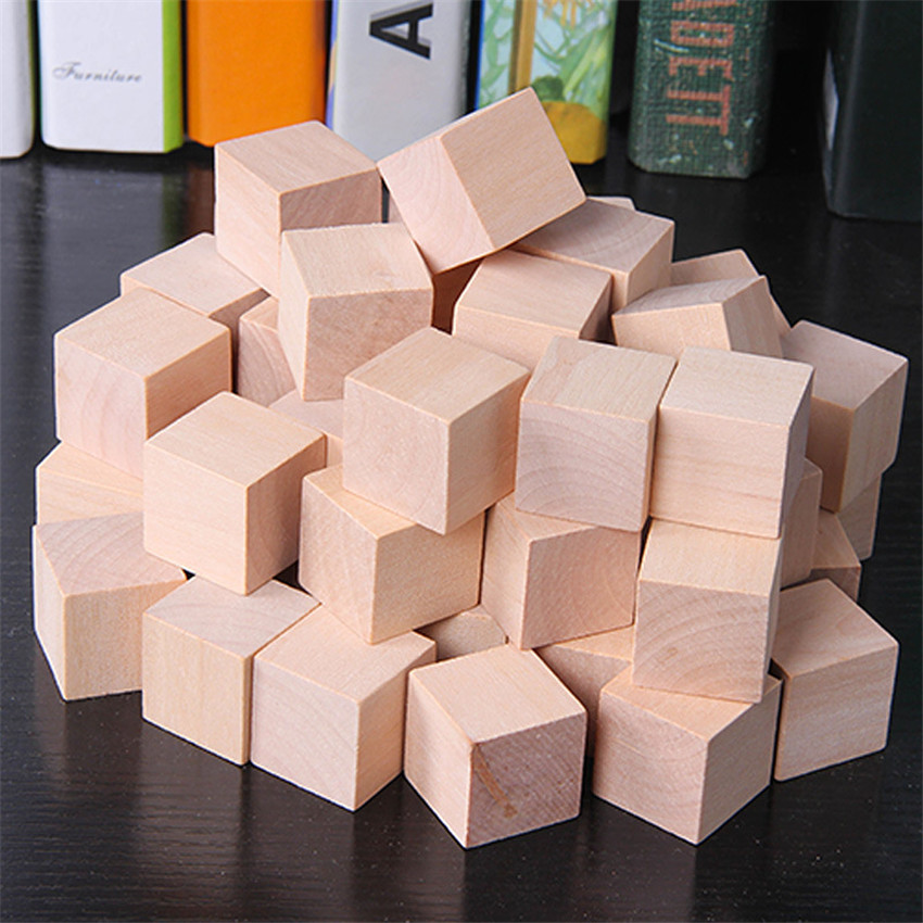 30 ชิ้น/ล็อต 2X2 ซม.ไม้ก้อนอาค - Board Game With Questions บทวิจารณ์และราคา