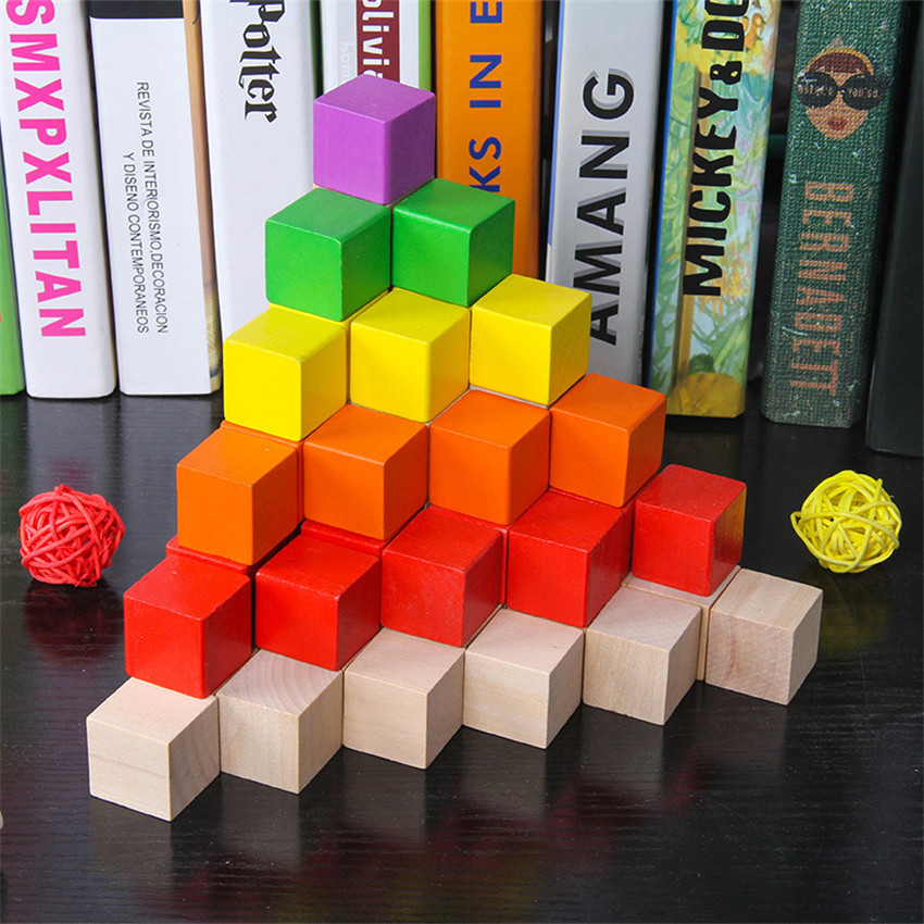 30 ชิ้น/ล็อต 2X2 ซม.ไม้ก้อนอาค - Board Game With Questions บทวิจารณ์และราคา