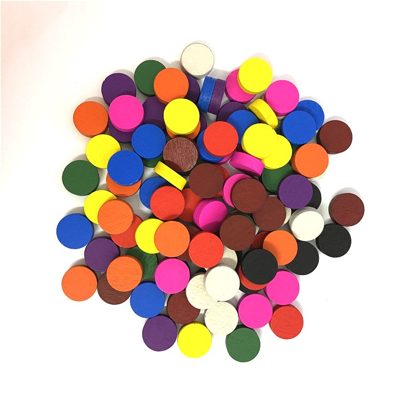 50 ชิ้น 15*5 มม.11 สีไม้ Disk  - Board Game Loop บทวิจารณ์และราคา