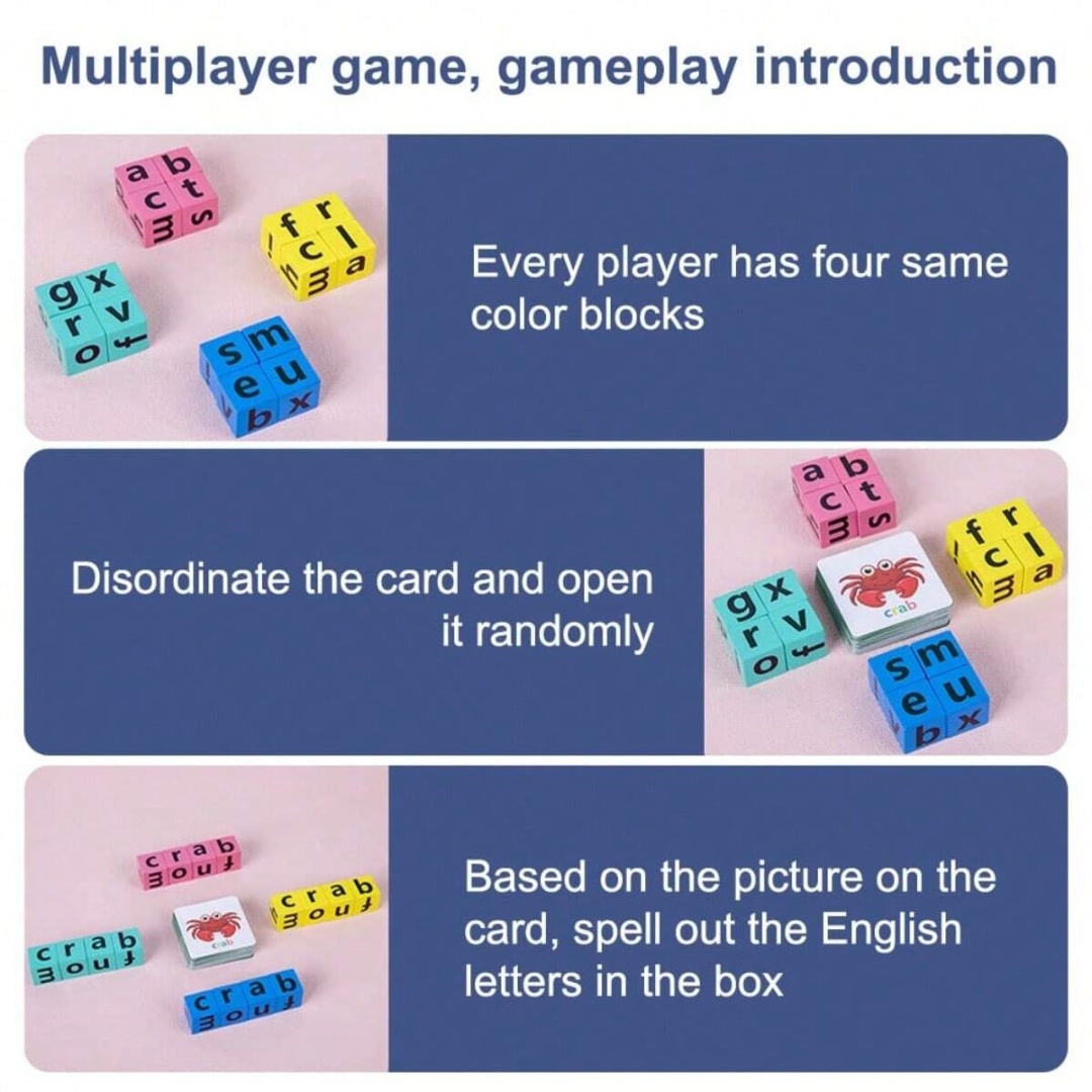เกมกระดานสะกดคำตัวอักษรสำหรับเ - Board Game With Questions บทวิจารณ์และราคา