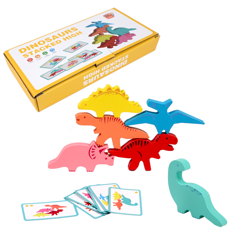 ไม้บล็อกของเล่นเด็กสัตว์ไดโนเส - Board Game With Questions บทวิจารณ์และราคา