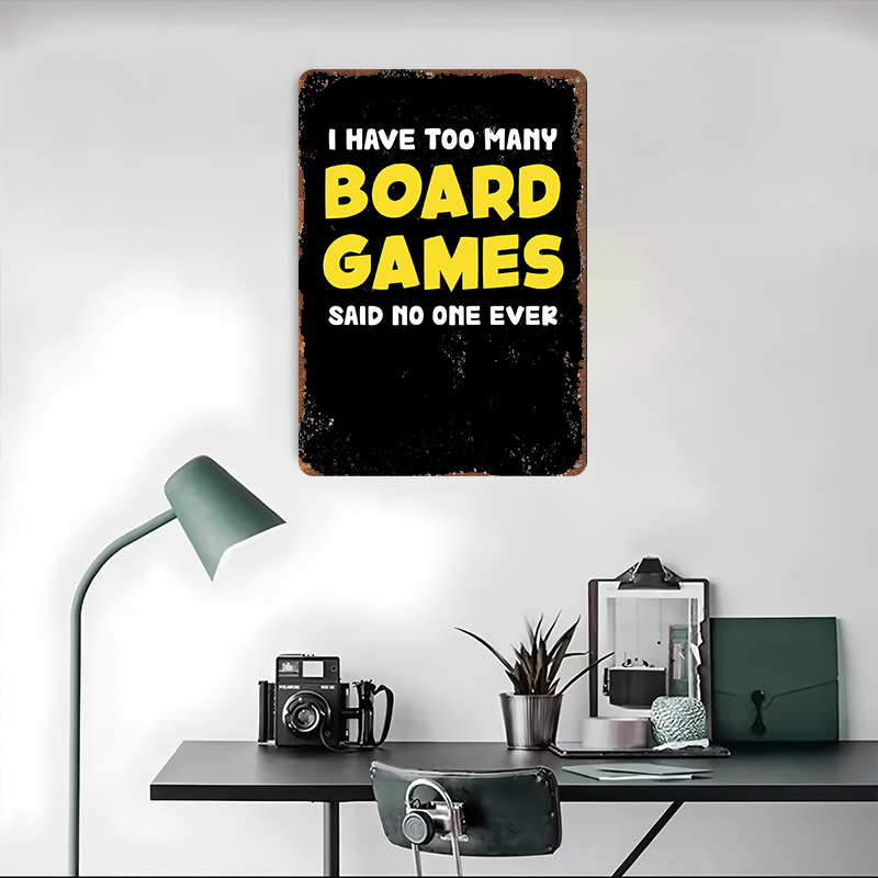 ป้ายโลหะพิมพ์ลาย 3 มิติ ลายคำค - Board Game Quote บทวิจารณ์และราคา