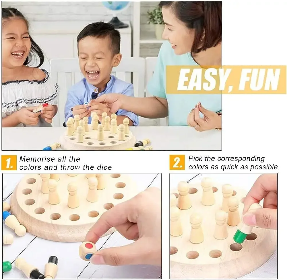 เกมจับคู่ไม้ 1 ชิ้น ของเล่นเสร - Board Game With Questions บทวิจารณ์และราคา