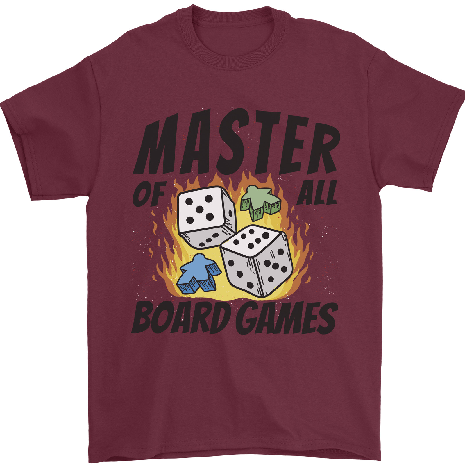 เสื้อยืดผู้ชายมาสเตอร์ออฟออลบอ - Board Game Master บทวิจารณ์และราคา