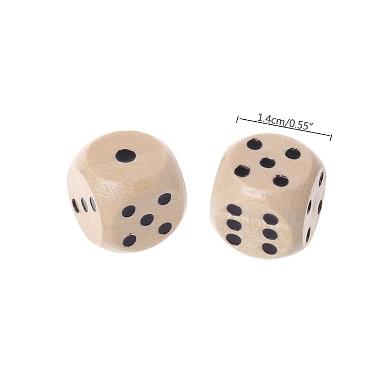 10Pcs ไม้ลูกเต๋า 6 ด้าน D6 ใบห - Board Game Loop บทวิจารณ์และราคา