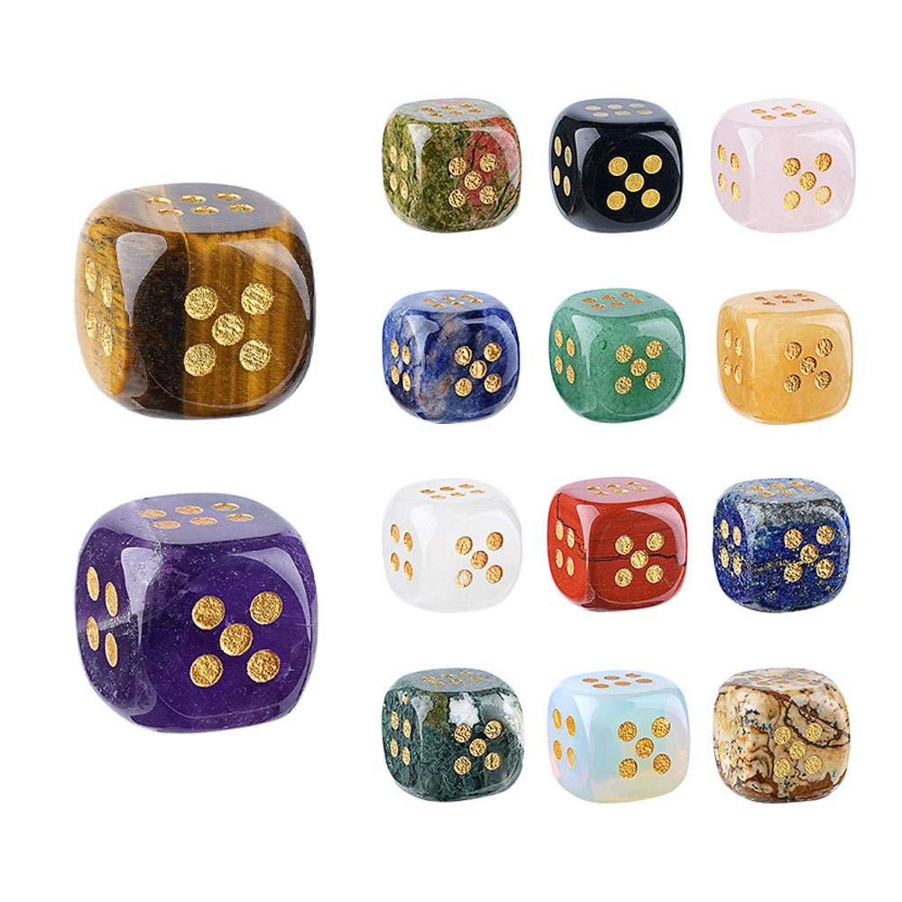 ลูกเต๋าหินธรรมชาติ 1 ชิ้น ลูกป - Board Game Loop บทวิจารณ์และราคา